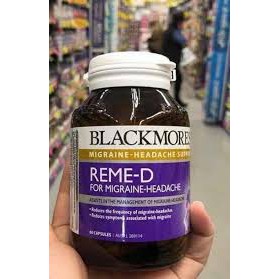 Blackmores Reme-d for migraine headache - Viên uống hỗ trợ Đ/trị đau đầu