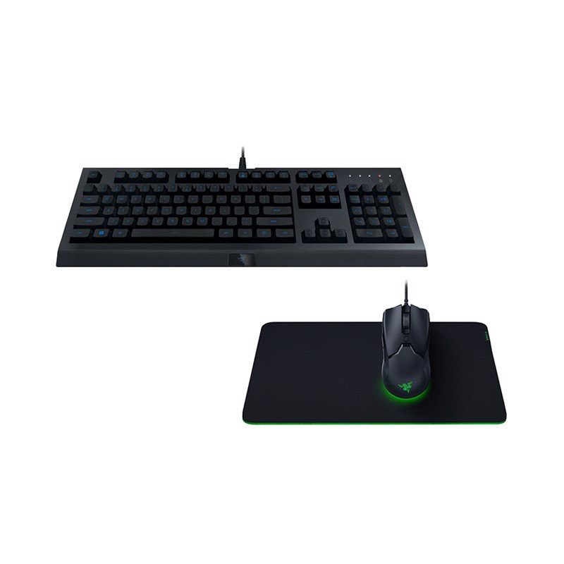 Bộ Bàn Phím Gaming Razer Level Up Bundle (Cynosa Lite + Viper Mini + Gigantus V2 Medium) (RZ85-02741200-B3M1) - Hàng Chí