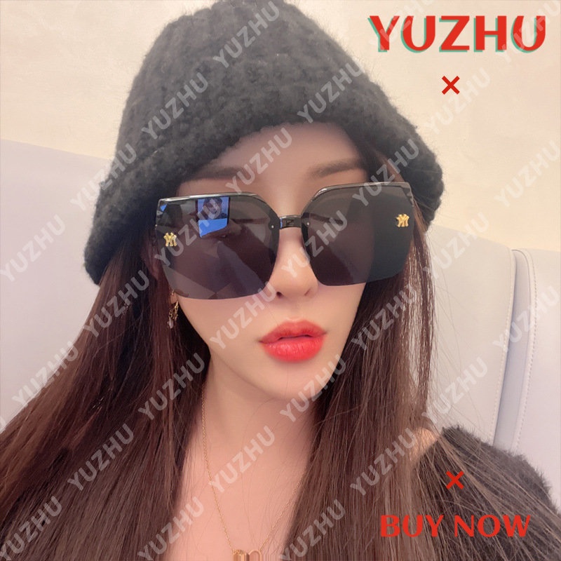 Kính Mát Gọng Vuông Oversized Bằng Kim Loại Màu Gradient Thời Trang Hàn Quốc Cho Nữ