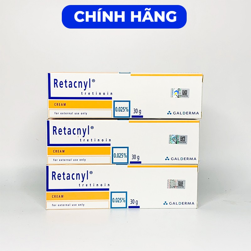 Kem ngừa mụn Retacnyl [FREE SHIP] Kem Retacnyl giảm mụn, chống lão hoá tretinoin