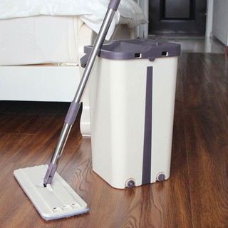 Bộ chổi lau nhà 2 ngăn tự vắt
