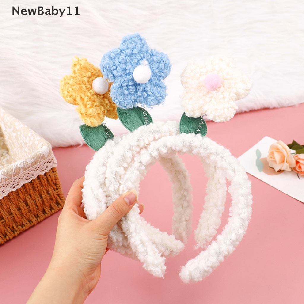 Băng Đô Cài Tóc Rửa Mặt In Họa Tiết Hoa Dễ Thương