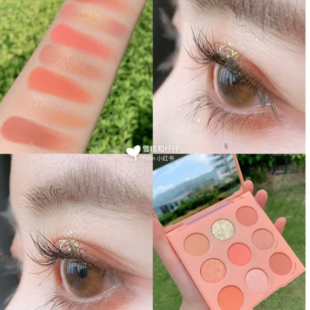 Bảng màu mắt Colourpop Baby Got Peach - phấn mắt Colorpop - phấn mắt 9 ô Eyeshadow palette