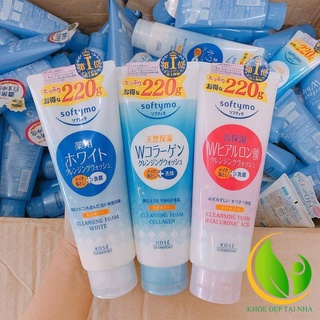[ CHÍNH HÃNG ] Sữa Rửa Mặt KOSE SOFTYMO Nhật Bản - 220g