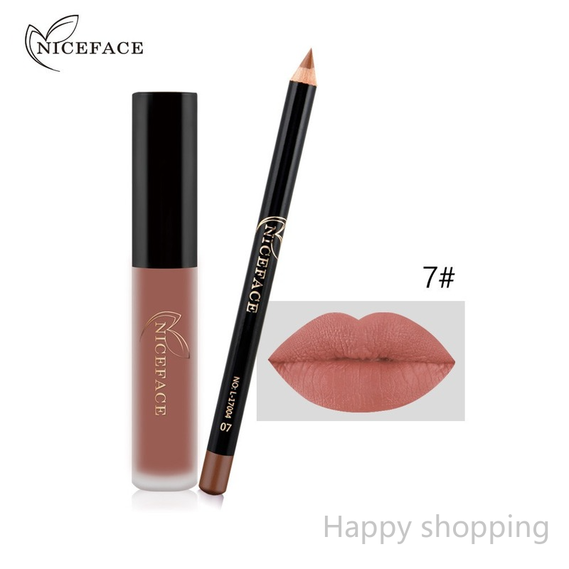 (Hàng Mới Về) Son Môi Dạng Lỏng Niceface Không Dính Cốc Không Phai Tiện Dụng | BigBuy360 - bigbuy360.vn