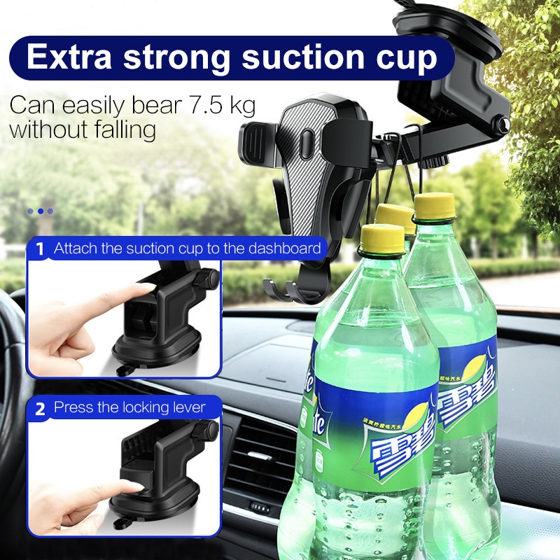 Giá Đỡ Điện Thoại Trên Ô Tô / Kẹp Điện Thoại Ô Tô / Giá Đỡ Điện Thoại Ô Tô Gắn Taplo / Giá Đỡ Điện Thoại Trên Ô Tô Hút Chân Không