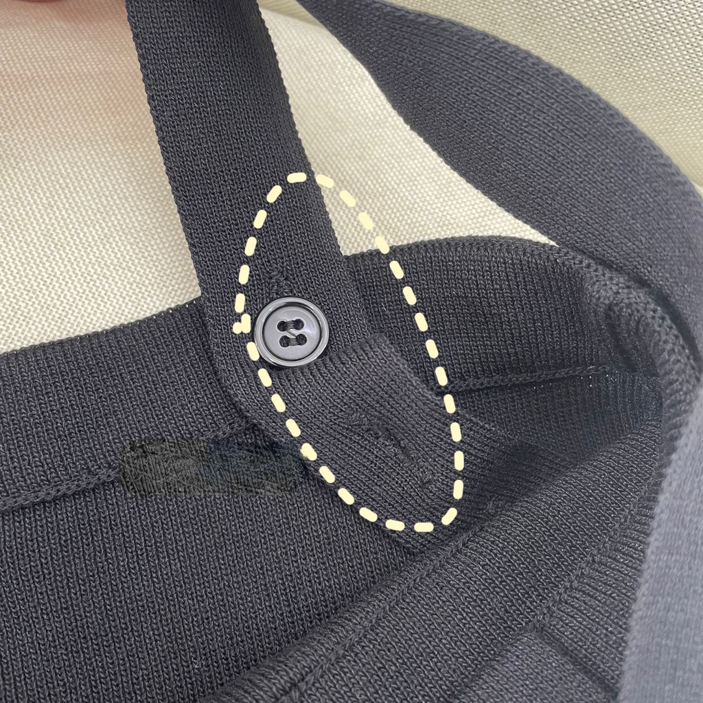 DUNEA Áo Tank Top Dệt Kim Cài Nút In Chữ Quyến Rũ Thời Trang Cho Nữ