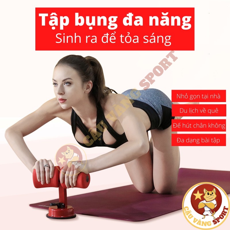 Dụng cụ tập cơ bụng CẬU VÀNG tập gym tại nhà cho nữ, nam hình chữ T