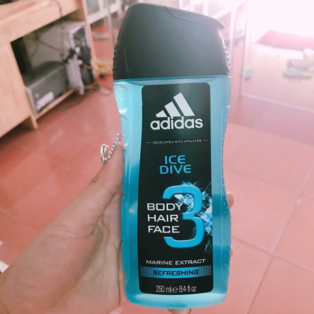 Sữa tắm dầu gội 3in1 adidas
