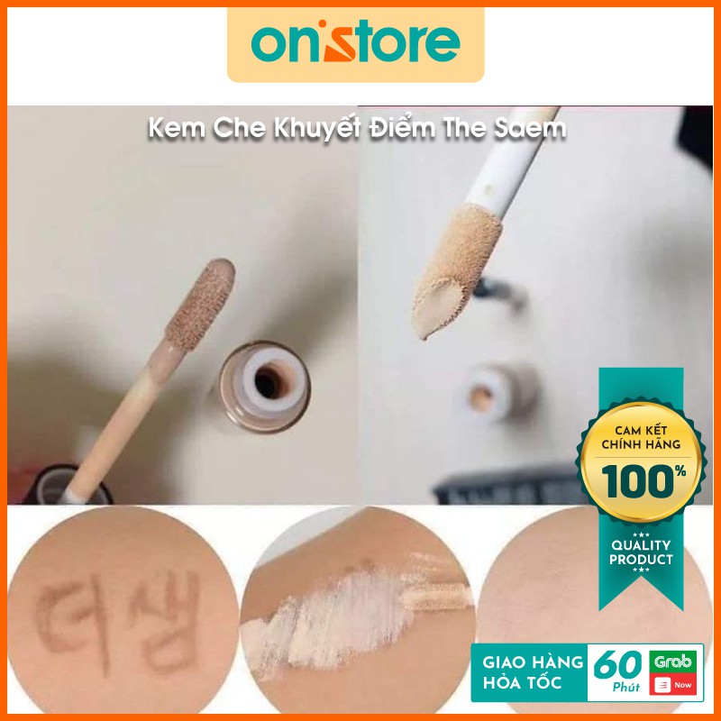 Kem Che Khuyết Điểm The Saem Cover Perfection Tip Concealer Che Phủ Tốt, Concealer Bút Kem Che Khuyết Điểm, Giá Rẻ Hàn Q