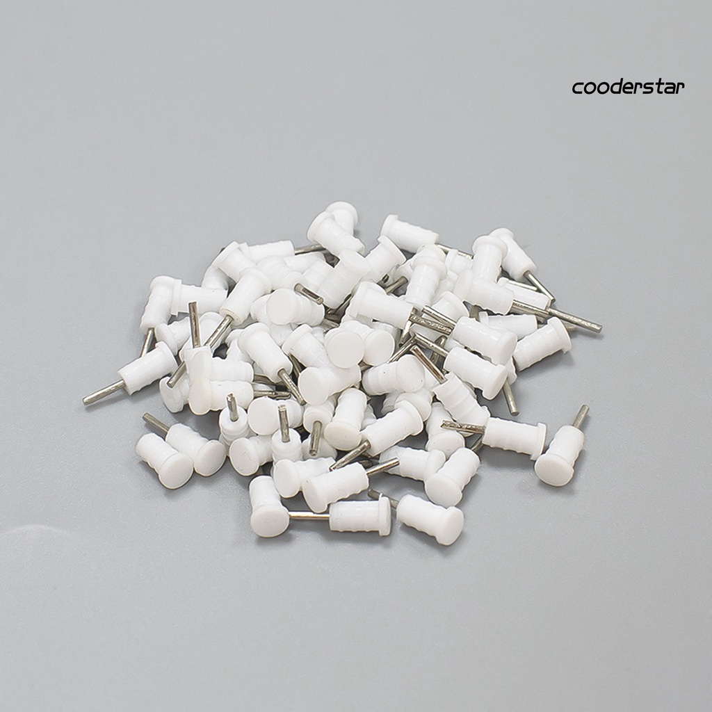 Set 5 nút silicon bịt chống bụi đa năng 3.5mm cho điện thoại thông minh