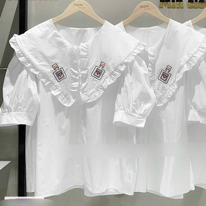 Áo sơ mi tiểu thư, Áo công sở nữ tơ nến cực xinh vải mịn, chất đẹp dễ phối đồ | BigBuy360 - bigbuy360.vn