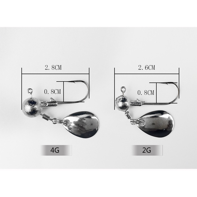 Lưỡi Câu 2g / 4g Bằng Thép Cacbon Chất Lượng Cao