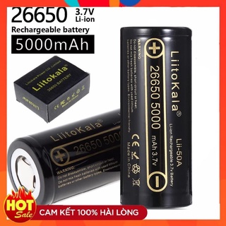 Pin liitokala 26650 dung lượng 5000mah xả 5c