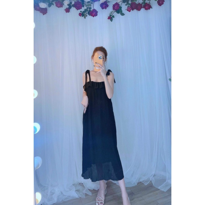(HCM) ĐẦM MAXI DÀI SUÔNG QUA GỐI SANG CHẢNH THỜI TRANG THIẾT KẾ HÀN QUỐC SIÊU XINH CHO CÁC CHỊ EM KME FASHION