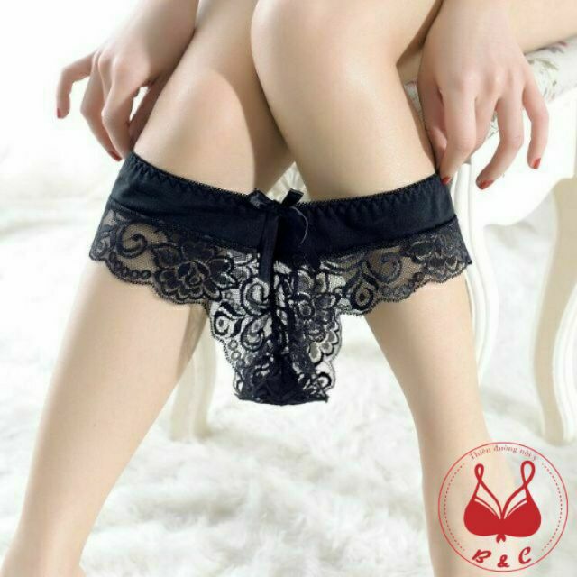 QUẦN LÓT REN PHỐI NƠ ĐIỆU ĐÀ QUYẾN RŨ 6815 [BI &amp; CI]