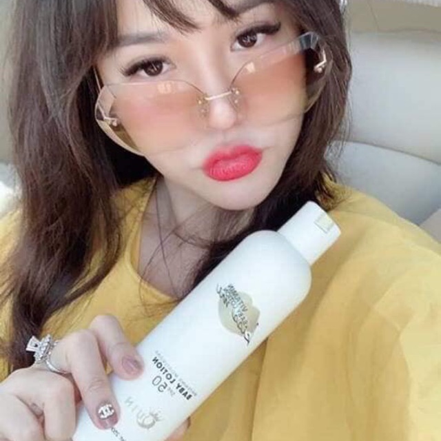 Kem trắng da body BABY LOTION KISS ME