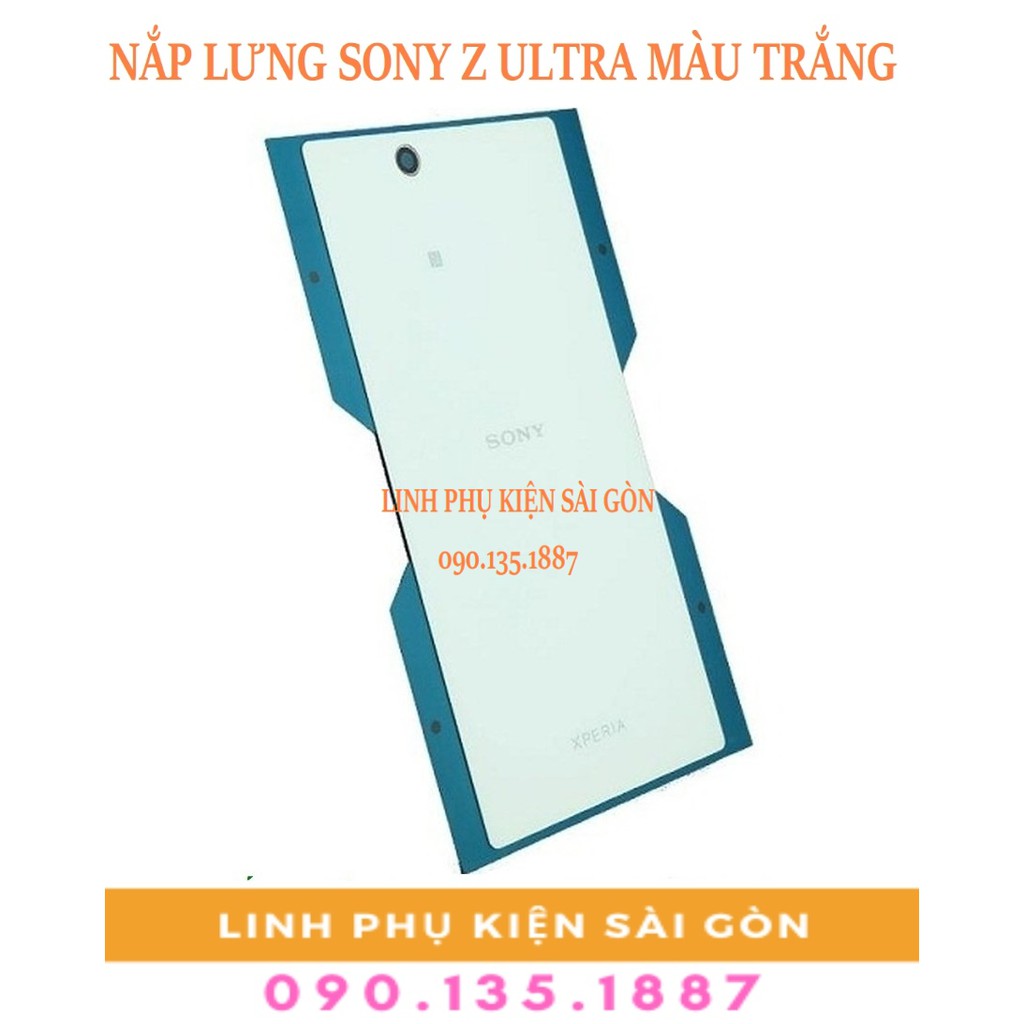 NẮP LƯNG SONY Z ULTRA MÀU TRẮNG