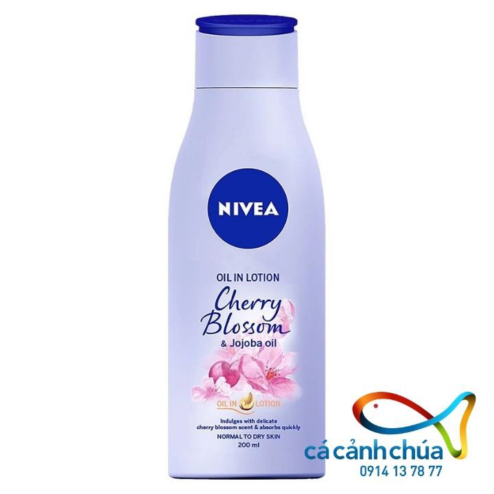 Sữa dưỡng thể hương hoa Nivea 200ml - Hàng công ty