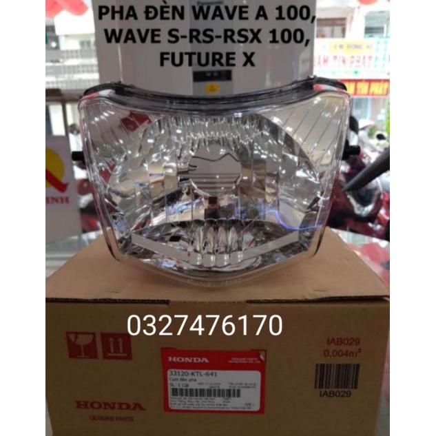Pha chóa đèn xe WAVE A, RS , S100, RSX, FUTURE X.... zin