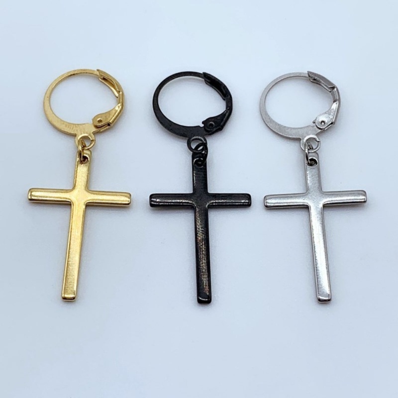 Set 4 Đôi Khuyên Tai Dạng Vòng Thời Trang Dành Cho Nam Và Nữ