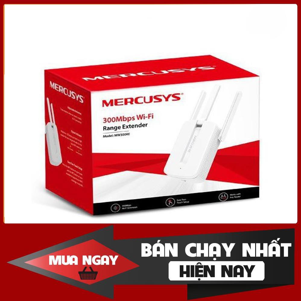 Bộ Kích Sóng Wifi Mercusys MW 300RE 300Mbps - Chính hãng 24T- Kich wifi,cục hút wifi,kích sóng wifi