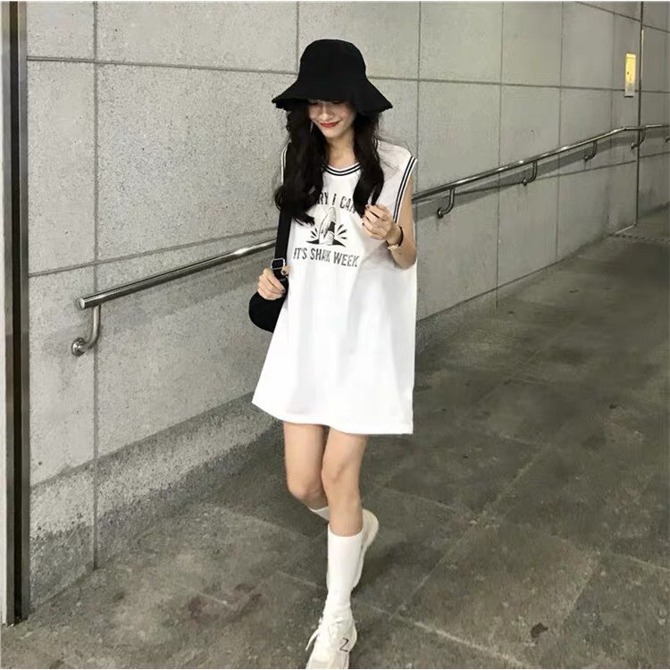 [Mã APWARN20 hoàn 20k xu đơn 0đ] Unisex Áo Ba Lỗ Nam Nữ Tank Top Đẹp Cảnh Báo Cá Mập | BigBuy360 - bigbuy360.vn