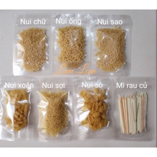 Các loại nui hữu cơ chia lẻ