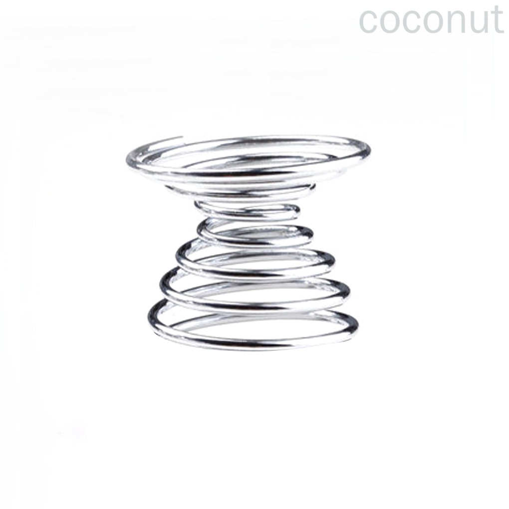 Cốc Đựng Trứng Luộc Hình Xoắn Ốc Bằng Kim Loại Cứng Tiện Dụng Cho Nhà Bếp