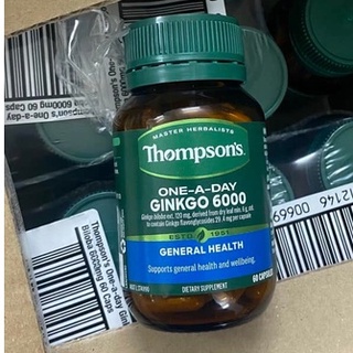 (Tem Chemist) Ginkgo 6000, viên uống bổ não, 60 viên