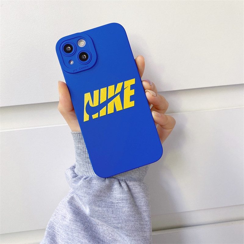 Ốp điện thoại mềm in logo Nike thời trang thích hợp cho iPhone 13 12 11 Pro Max X XR XS Max