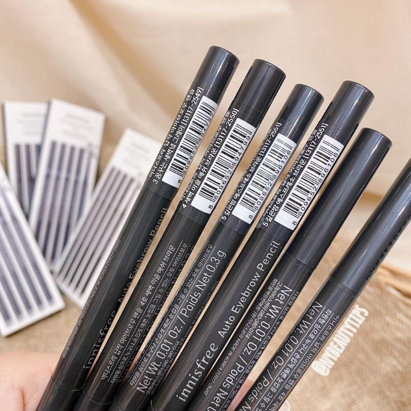 Chì Kẻ Mày 2 Đầu Innisfree Auto Eyebrow Pencil