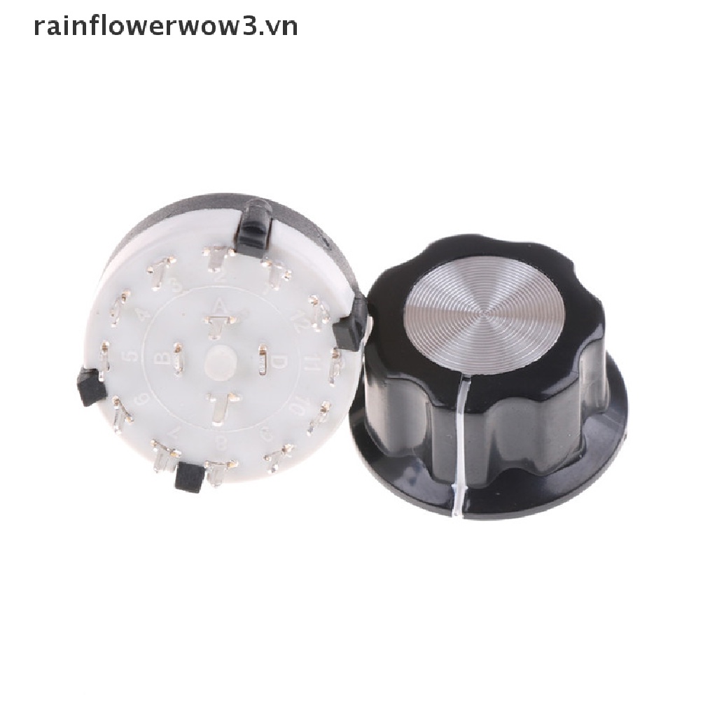 Công Tắc Xoay 2 Chấu 1 RS26 Kèm Vít Chuyên Dụng