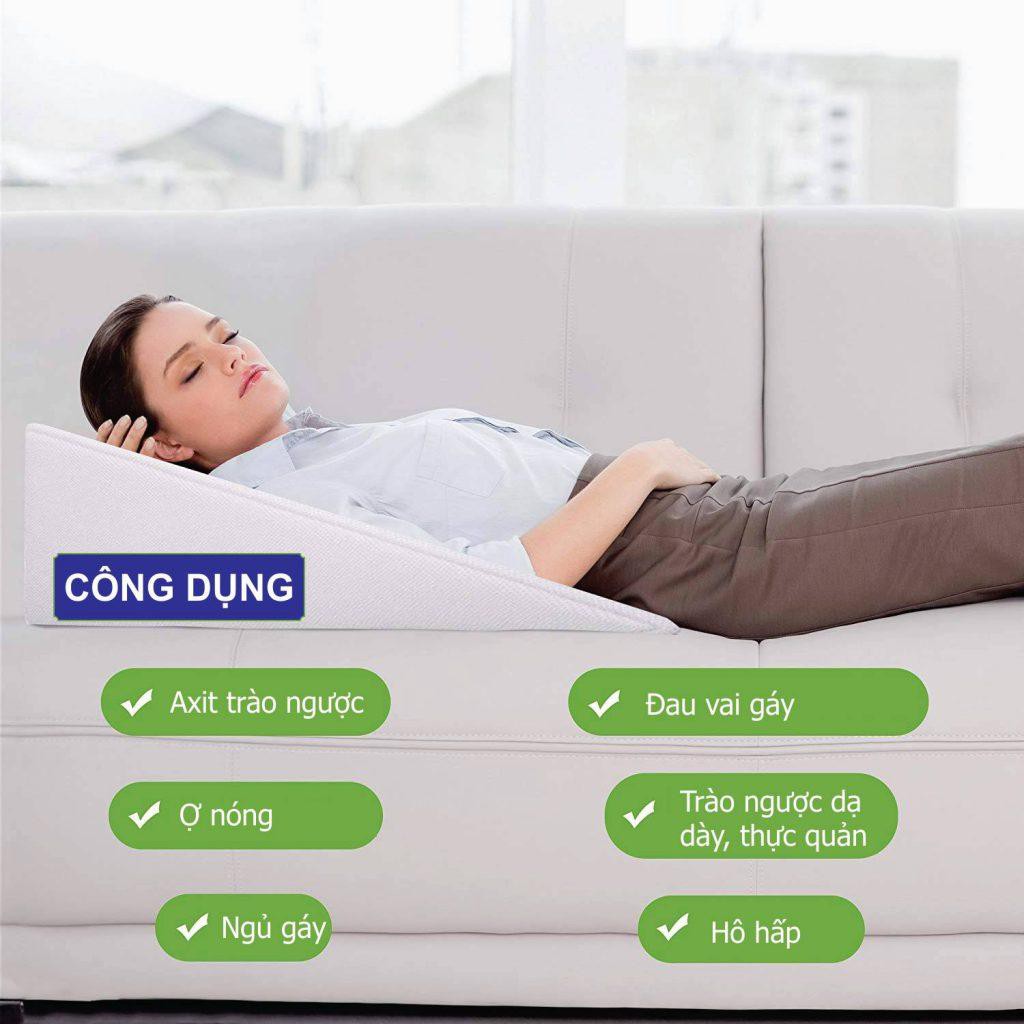 Gối Nêm Hi-Sleep Chính Hãng (Tổng Hợp Các Kích Cỡ) - Hỗ Trợ Trào Ngược Dạ Dày