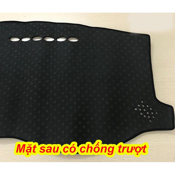 Thảm Taplo Kia Sorento 2009 đến 2019 Màu Đen Chất Liệu Nhung Lông Cừu Đế Có Chống Trượt, chuẩn form xe