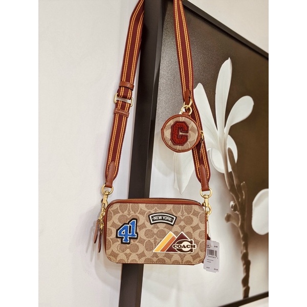 Sẵn ♥️ Túi Co @ch đeo chéo có túi charm xinh C6744