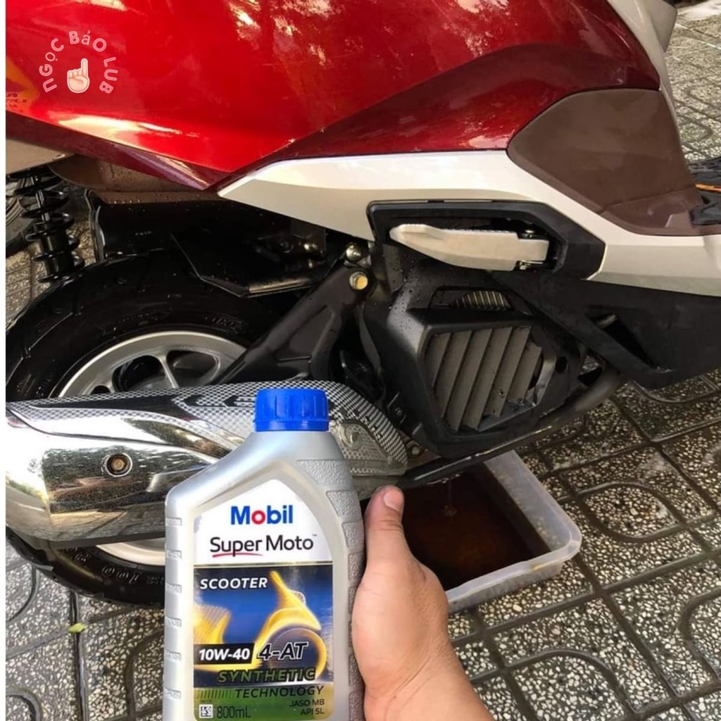Nhớt xe tay ga MOBIL SUPER MOTO SCOOTER 10W40 4T  - Nhập khẩu Singapore