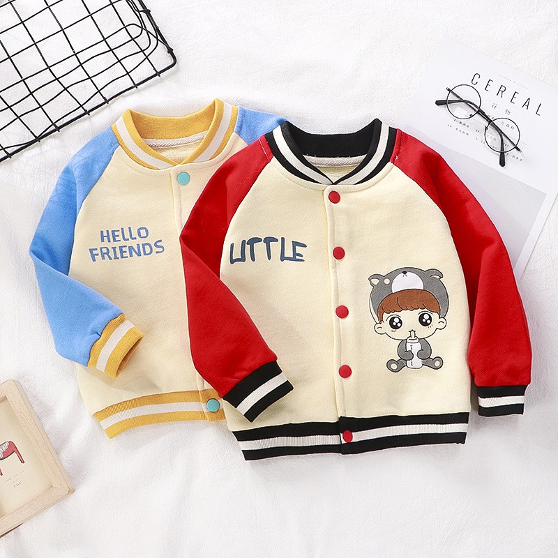 Áo khoác nỉ cho bé D&T Kids in hình ngộ nghĩnh - Hàng xuất khẩu Âu Mỹ