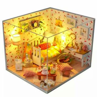 Mô hình nhà gỗ búp bê dollhouse và – TW12 Autumn