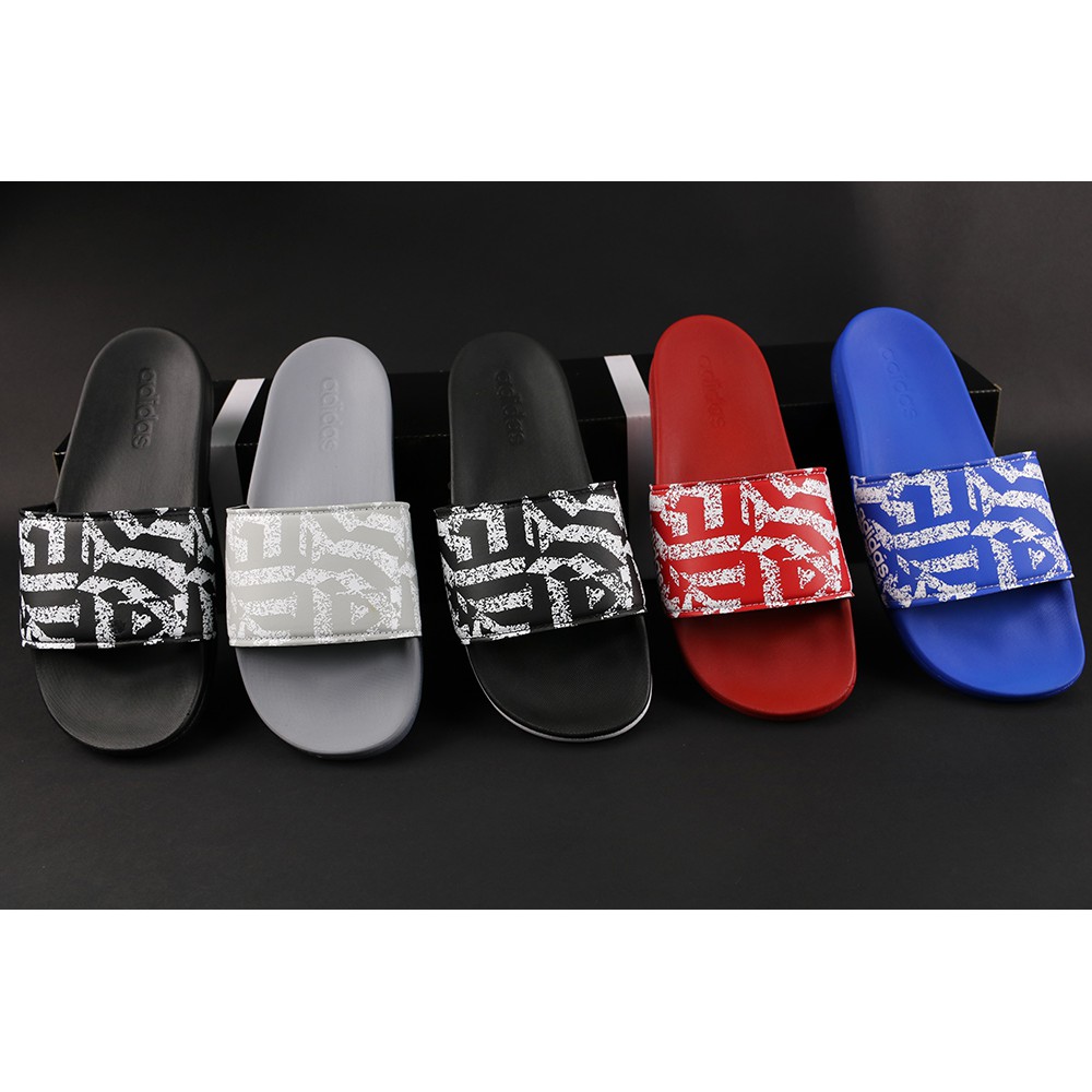 Dép nam Adidas màu xám thời trang nam hàng vnxk