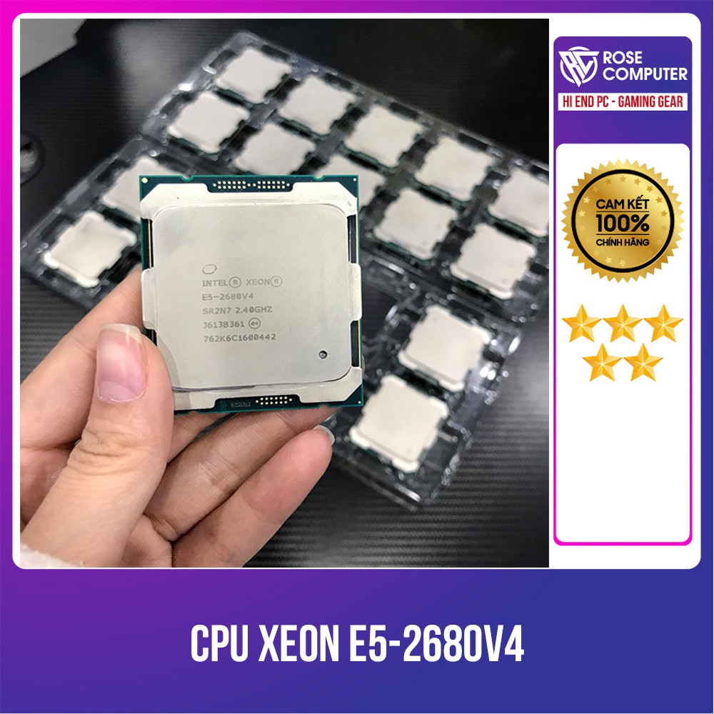 CPU Intel Xeon E5 2680v4 (2.4GHz - 3.3GHz, 14 Nhân 28 Luồng, LGA 2011-3) | BigBuy360 - bigbuy360.vn