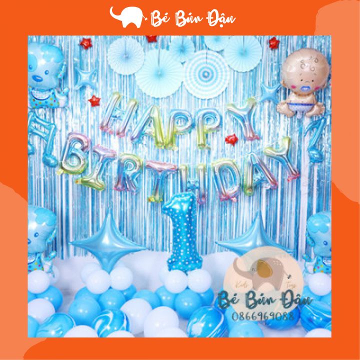 Set Trang Trí Sinh Nhật Siêu Nhân Cho Bé Trai Tuổi Cún☀️SALE☀️ ComBo Trang Trí Sinh Nhật, Bóng Bay Sinh Nhật Siêu Đẹp