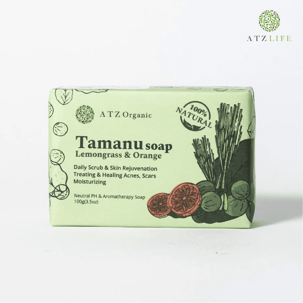 Xà phòng mù u Cam Sả (Lemongrass & Orange)  ATZ Healthy Life 100g