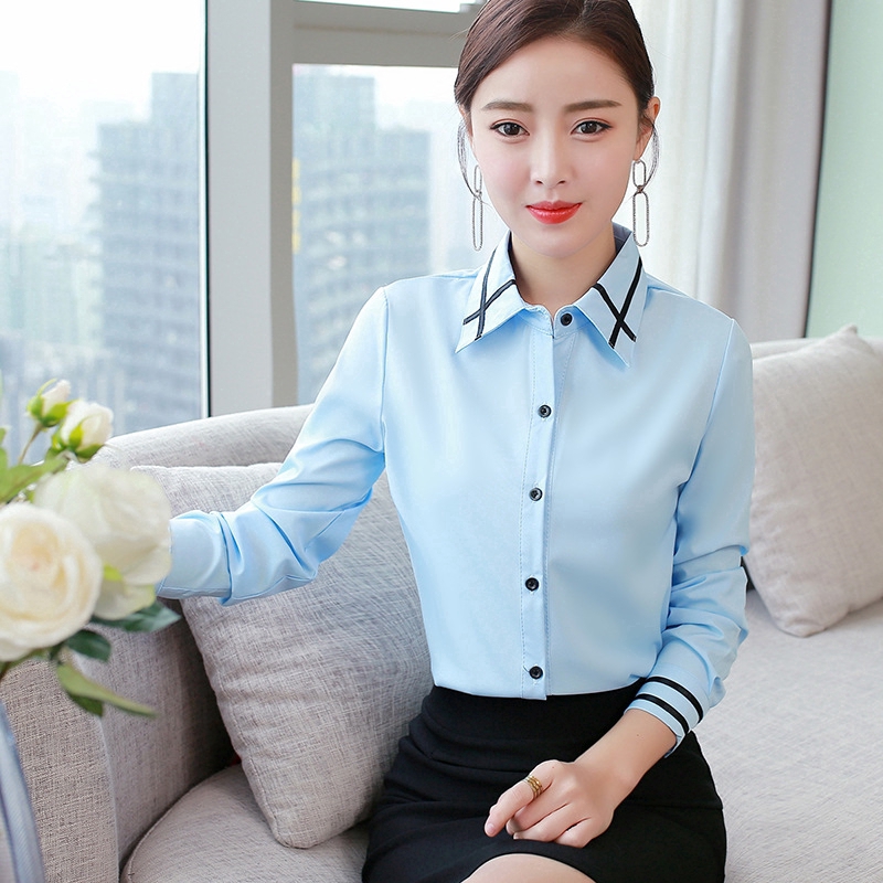 Áo Sơ Mi Tay Dài Chất Vải Mỏng Thời Trang Mùa Hè Cho Nữ