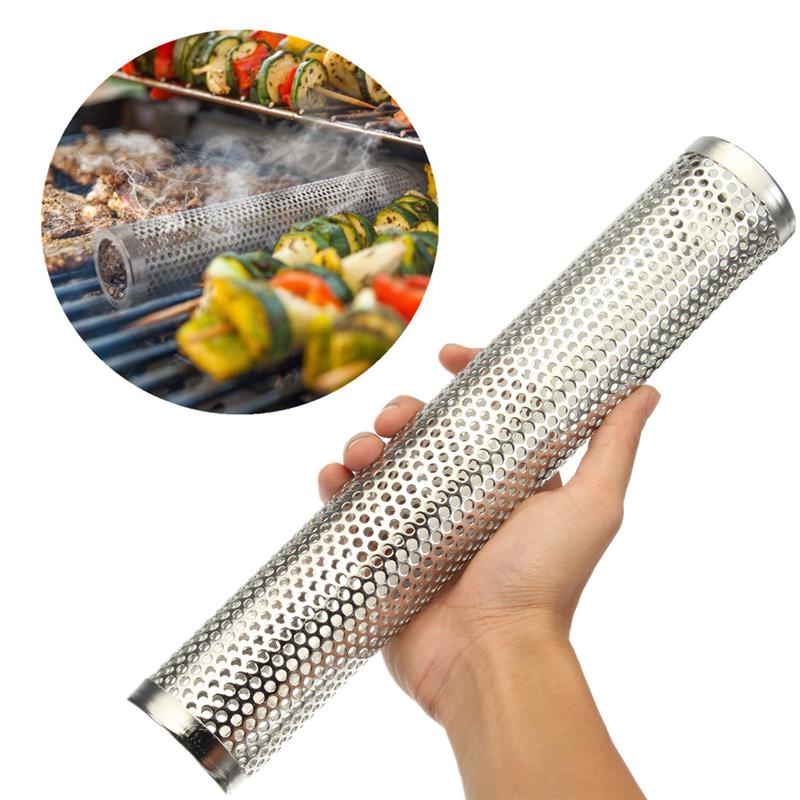 Ống Lưới Tròn Bằng Thép Không Gỉ Cho Lò Nướng BBQ Ngoài Trời
