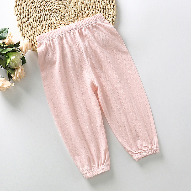 [Babycat] Hàng Có Sẵn Quần Lưới Mỏng Phong Cách Nhật Bản Hàn Quốc Nhật Bản Mùa Hè Thu Và Mùa Hè Chống Muỗi Cho Bé Trai Bé Gái