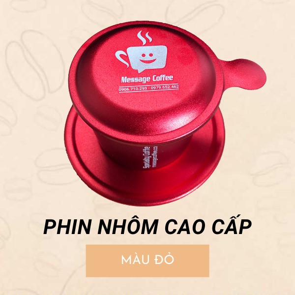 Phin cà phê nhôm cao cấp, màu anode, chất lượng, sang, phin pha cà phê từ - Bale