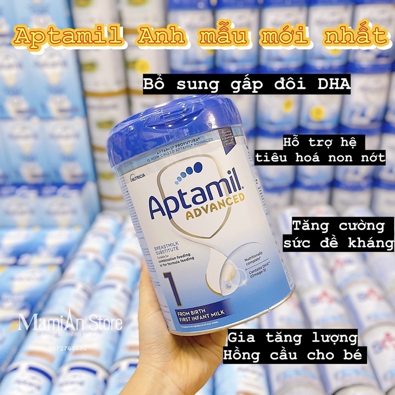 Sữa Aptamil Profutura của Anh 850g (bay air đủ bill)