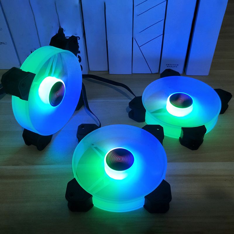 Bộ điều khiển quạt tản nhiệt có đèn LED RGB thay đổi màu sắc cho máy tính 12cm