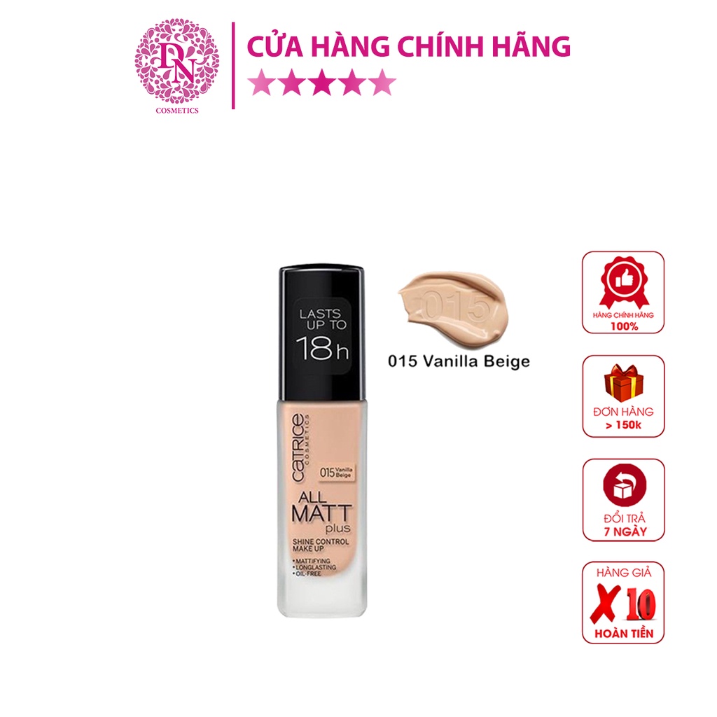 Kem Nền Catrice All Matt Plus 18h 30ml